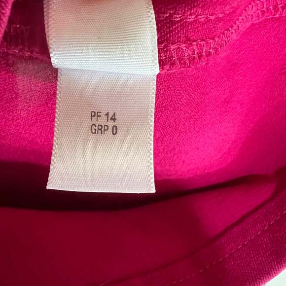 St John Yellow Label Pink Heavyweight Twill Pants Size 4 - Picture 9 of 9